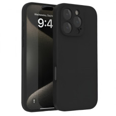 Силиконов кейс iPaky матиран, За iPhone 16 Pro (6.3), Черен Силиконов кейс iPaky матиран, За iPhone 16 Pro (6.3), Черен