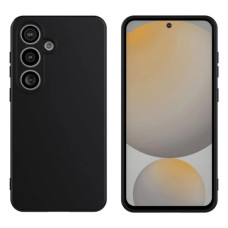 Силиконов кейс iPaky матиран, За Samsung Galaxy S25, Черен Силиконов кейс iPaky матиран, За Samsung Galaxy S25, Черен