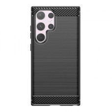 Силиконов кейс MBX Carbon, За Samsung Galaxy S24 Ultra (S928B), Черен Силиконов кейс MBX Carbon, За Samsung Galaxy S24 Ultra (S928B), Черен