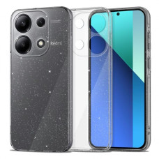 Силиконов кейс Shine 2 mm брокатен, За Xiaomi Redmi Note 14 5G, Прозрачен Силиконов кейс Shine 2 mm брокатен, За Xiaomi Redmi Note 14 5G, Прозрачен