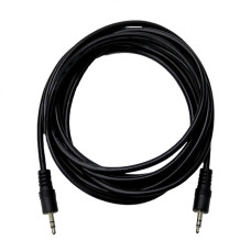 Кабел MBX AUX 3.5 мм жак към 3.5 мм жак, 3 м, черен