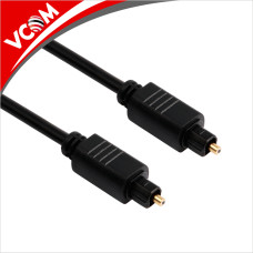 Оптичен аудио кабел VCom, CV905, TOSLINK мъжко – TOSLINK мъжко, 2 m, Digital Audio, Черен Оптичен аудио кабел VCom, CV905, TOSLINK мъжко – TOSLINK мъжко, 2 m, Digital Audio, Черен