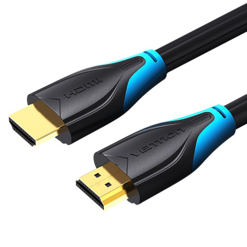 Кабел Vention, AACBF, HDMI v2.0 мъжко – HDMI мъжко, 1 m, 4K/60Hz, Златно покритие, Черен Кабел Vention, AACBF, HDMI v2.0 мъжко – HDMI мъжко, 1 m, 4K/60Hz, Златно покритие, Черен
