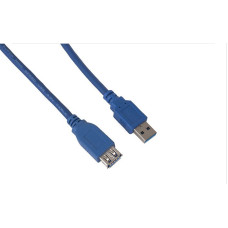 Кабел VCom, CU302, USB 3.0 мъжко – USB 3.0 женско, 1.8 m, син Кабел VCom, CU302, USB 3.0 мъжко – USB 3.0 женско, 1.8 m, син