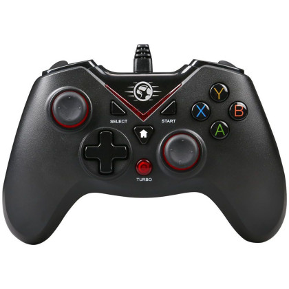 Геймпад Marvo GT-016, USB, С вибрация, Съвместим с PS3 / PC / Android, Черен