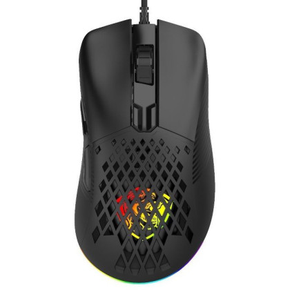 Геймърска мишка ROXPOWER T-ROX ST-GM399, Оптична, DPI регулируемо, Ергономичен дизайн, RGB подсветка, Черен