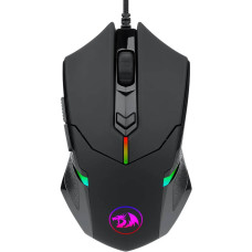 Геймърска мишка Redragon Centrophorus M601, Оптична, DPI регулируемо, RGB подсветка, Черен