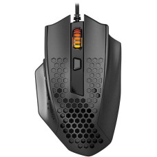 Геймърска мишка Redragon Bomber M722, Оптична, Регулируемо DPI, RGB подсветка, Ергономичен дизайн, Черен